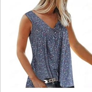 Nwt Leo rosi floral tank perfect for spring season- riley tank🪻🪻🪻🪻🪻
